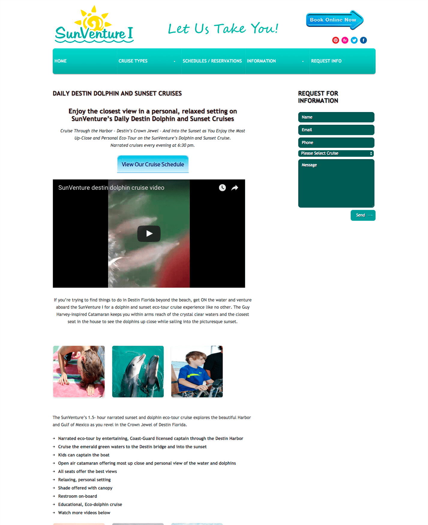 SunVenture Cruises - Dolphins Sunset Cruises Sample