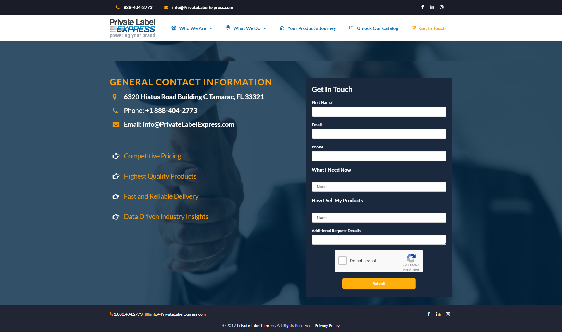 PLE Contact Form